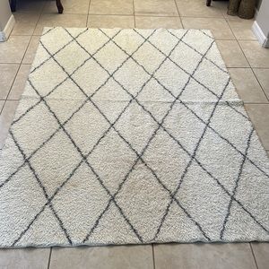 Moroccan Diamond Plush Rug (cover only)